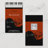 Carte de visite de piano (Devant / Derrière)