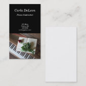Carte de visite de piano (Devant / Derrière)