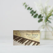 carte de visite de piano (Debout devant)