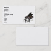 Carte de visite de piano (Devant / Derrière)