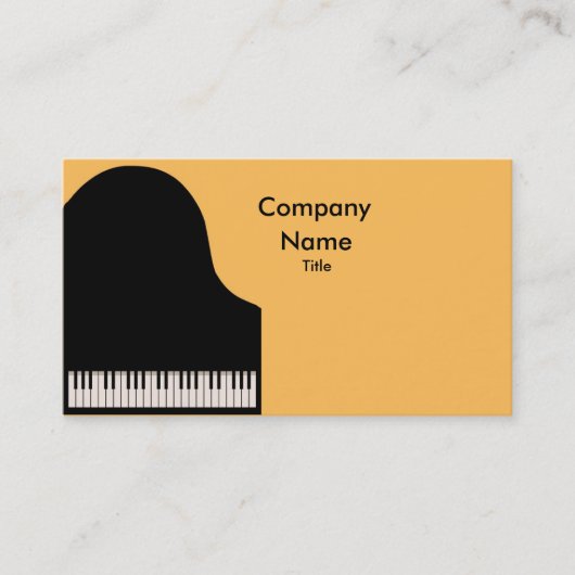 Carte de visite de piano (Devant)