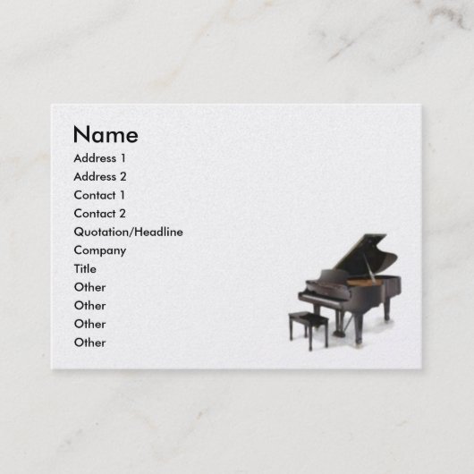 Carte de visite de piano (Devant)