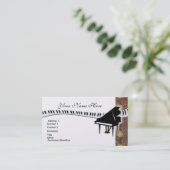 Carte de visite de piano à queue (Debout devant)