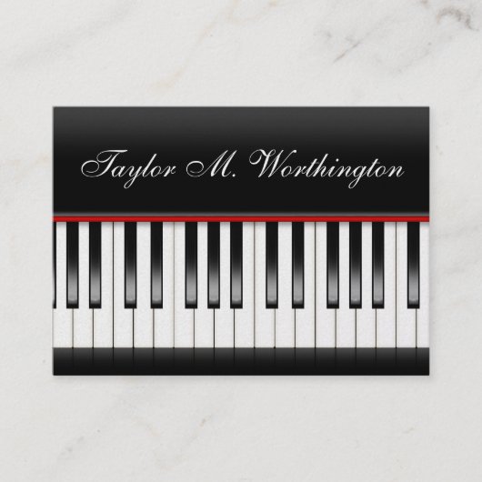 Carte de visite de piano - SRF (Devant)