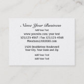 Carte de visite de piano - SRF (Dos)