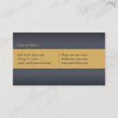 Carte de visite de pièce de puzzle (Dos)