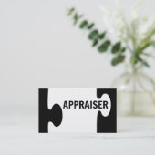 Carte de visite de pièce de puzzle Appraiser (Debout devant)