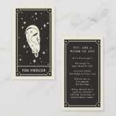 Carte de visite de piercer céleste de Boho Tarot (Devant / Derrière)