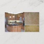 Carte de visite de pierre de l'entrepreneur en con (Dos)