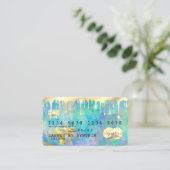 carte de visite de pierre opale moderne (Debout devant)