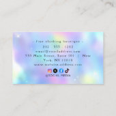 carte de visite de pierre optique (Dos)