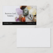 Carte de visite de pierres de guérison (Devant / Derrière)