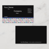 Carte de visite de pierres gemmes (Devant / Derrière)