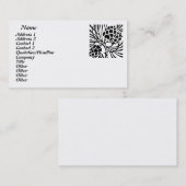 Carte de visite de pin (Devant / Derrière)