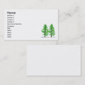 Carte de visite de pin (Devant / Derrière)