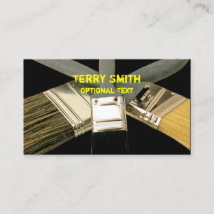 Carte de visite de pinceaux