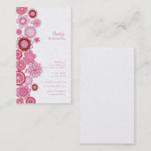 Carte de visite de Pink Delight Pearl Ladies (Devant / Derrière)