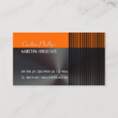 carte de visite de Pinstripe + musculin (Dos)