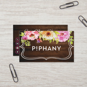 Carte de visite de Piphany, coutume votre carte de