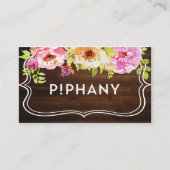 Carte de visite de Piphany, coutume votre carte de (Devant)