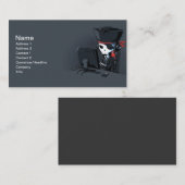 Carte de visite de pirate informatique de pirate (Devant / Derrière)