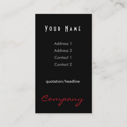 Carte de visite de pirates (Devant)