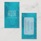 Carte de visite de piscine (Devant / Derrière)