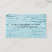 Carte de visite de piscine (Dos)