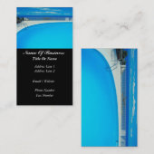 Carte de visite de piscines (Devant / Derrière)