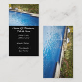 Carte de visite de piscines (Devant / Derrière)