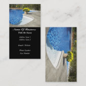 Carte de visite de piscines (Devant / Derrière)