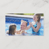 Carte de visite de piscines (Dos)