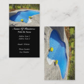 Carte de visite de piscines (Devant / Derrière)