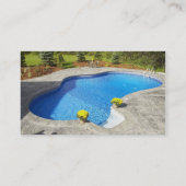 Carte de visite de piscines (Dos)