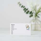 Carte de visite de pizza (Debout devant)