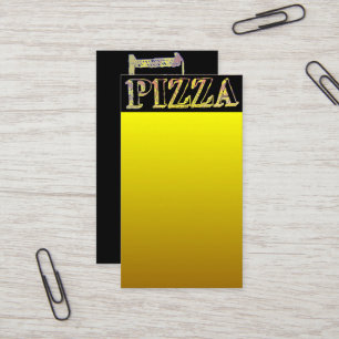 Carte de visite de pizza