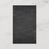 carte de visite de pizzeria (Dos)