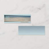 Carte de visite de plage (Devant / Derrière)