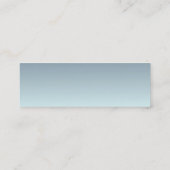 Carte de visite de plage (Dos)