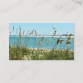 Carte de visite de plage calme (Devant)