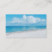 Carte de visite de plage calme (Devant)