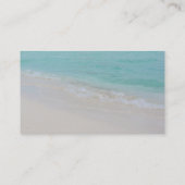 Carte de visite de plage de Bora Bora (Dos)