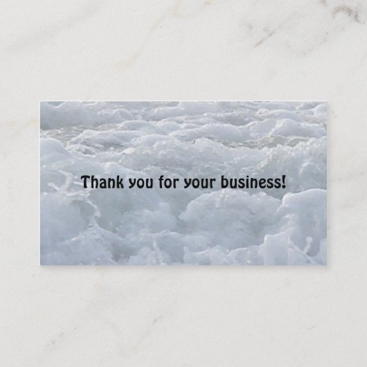 Carte de visite de plage Nobska (Dos)