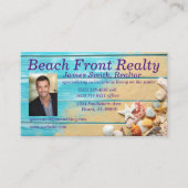 Carte de visite de plage - Réaltor (Devant)