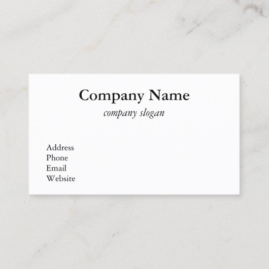 Carte de visite de plage tropical (Dos)