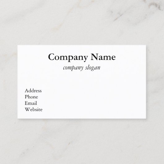 Carte de visite de plage tropical (Dos)