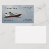 Carte de visite de plan à un seul moteur (Devant / Derrière)