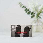 Carte de visite de planche à roulettes (Debout devant)