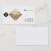 carte de visite de plancher (Devant / Derrière)