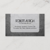 CARTE DE VISITE DE PLANCHER (Dos)